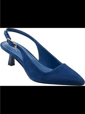 Marc Fisher LTD Women's Kory Pumps Dark Blue Suede size 8
